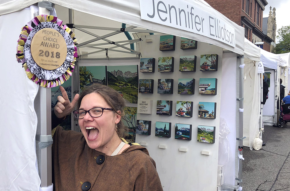 Winner! 2018 People’s Choice Award at Art on the Street